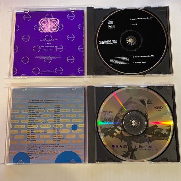 Lot of 2 Erasure CDs albums synth pop electronic retro rock - Picture 2 of 3